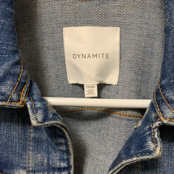 Dynamite denim jacket. Size XXS. - Picture 2 of 3